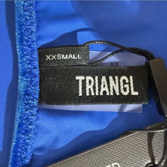 Triangl Swimwear Vibrant Blue Bikini Bottom - Picture 2 of 3